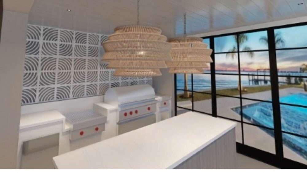 Rendering of Sub-Zero's planned South Tampa showroom featuring demonstration kitchens, appliance displays and consultation spaces at Bayshore Center.