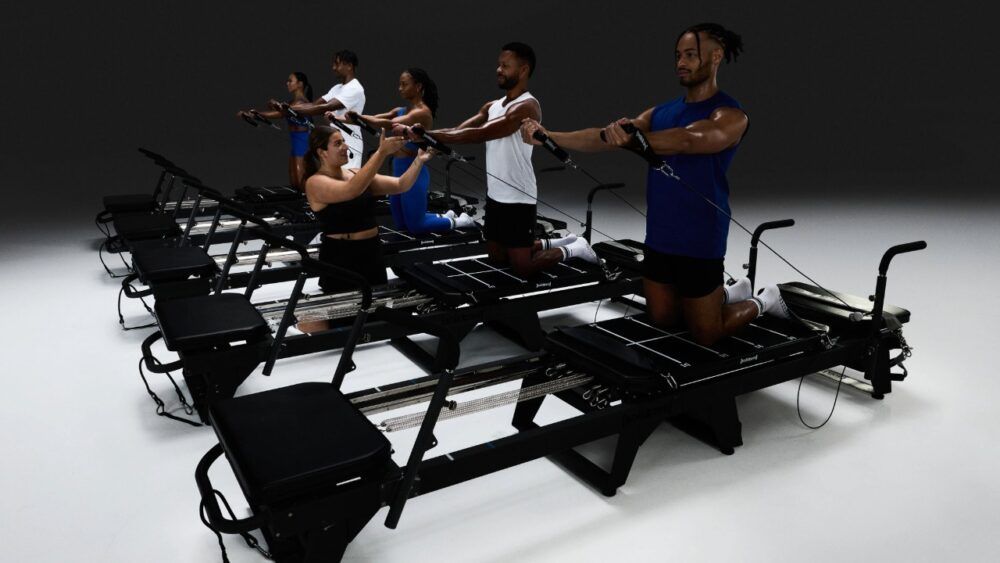 National fitness brand signs at Water Street Tampa