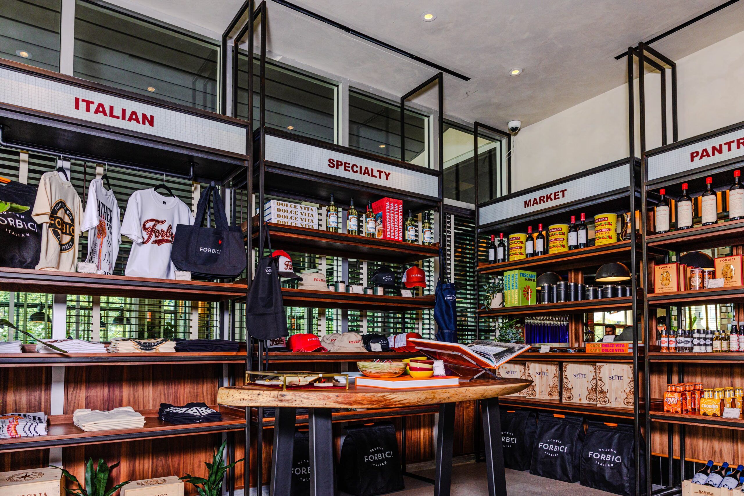 Merchandise shop at Forbici Sundial