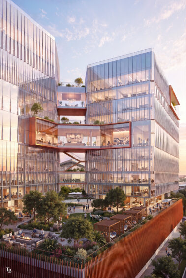 New renderings show the Rays' proposed ballpark and surrounding mixed-use development in Tampa.
