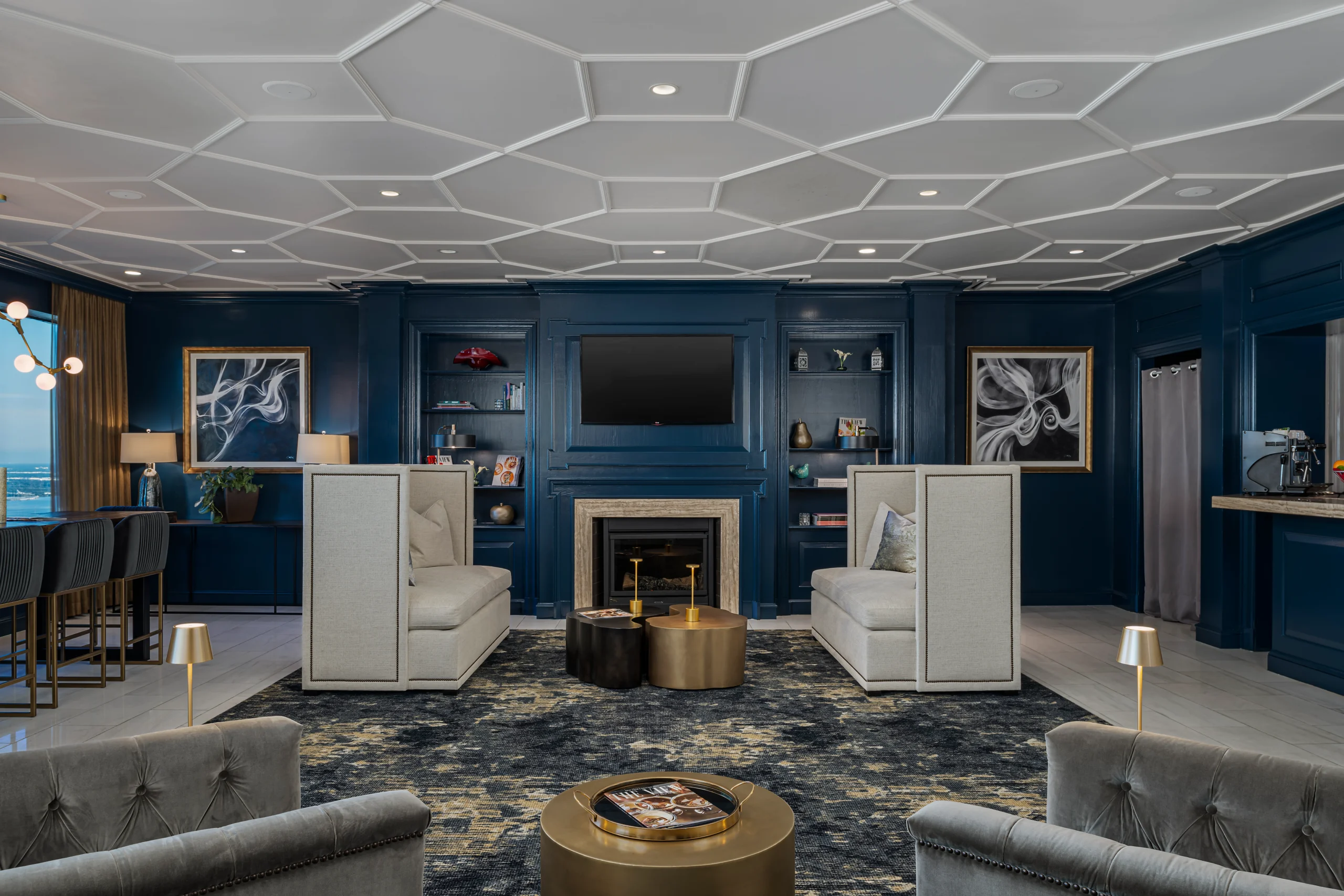 Interior of The Tampa Club