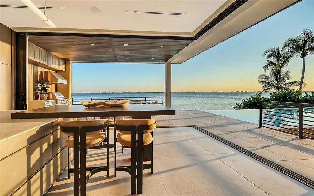 Primary suite detail at Lunara in Sarasota