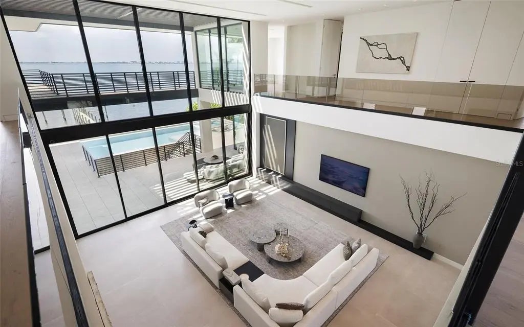 Entertainment area at Lunara in Sarasota