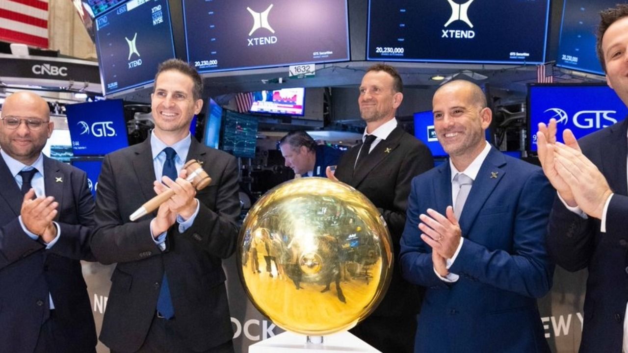 XTEND executives at the New York Stock Exchange as the Tampa-headquartered defense robotics firm begins trading.