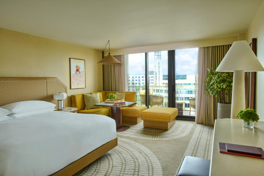 Hotel Cala guest rooms and suites at the new resort along Tampa’s Riverwalk