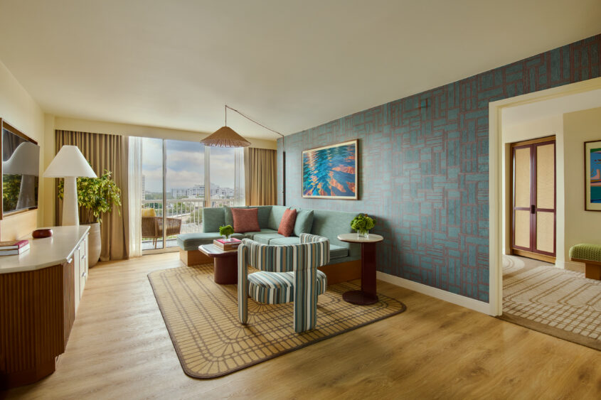 Hotel Cala guest rooms and suites at the new resort along Tampa’s Riverwalk